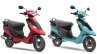 Tvs Scooty Pep Plus Coral Matte And Aqua Matte Lef