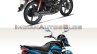 Hero Splendor Ismart New Top Vs Old Bottom Compari