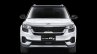 2020 Kia Kx3 Kia Seltos White Front