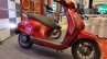 Bajaj Chetak Premium Red Front Three Quarter