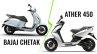 Bajaj Chetak Vs Ather 450 Tech Spec Comparison Fea