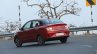 Hyundai Aura Review Images Rear Three Quarters Act