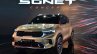 Kia Sonet Concept Front Three Quarters Live Image