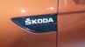 Skoda Vision In Suv Fender Badge