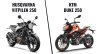 Ktm 250 Duke Vs Husqvarna Vitpilen 250 Cover