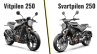 Husqvarna Vitpilen 250 Vs Husqvarna Svartpilen 250