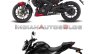 Bajaj Dominar 250 Vs Suzuki Gixxer 250 Side Profil