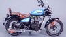 Royal Enfield Meteor 350 Blue Rhs