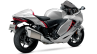 2021 Suzuki Hayabusa White Rear Rt Quarter