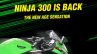 Bs6 Kawasaki Ninja 300 Sneak Peak