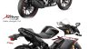 Hero Xtreme 160r Sportbike Rendering Rear Right