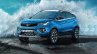 Tata Nexon Blue Colour Shade Front Side Look