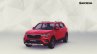 Skoda Kushaq Front Quarter Red