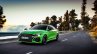 Audi Rs 3 Sedan Green Front Left Action