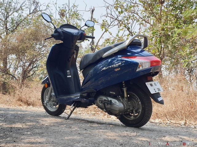 Honda Activa 6g Review Images Rear Three Quarters
