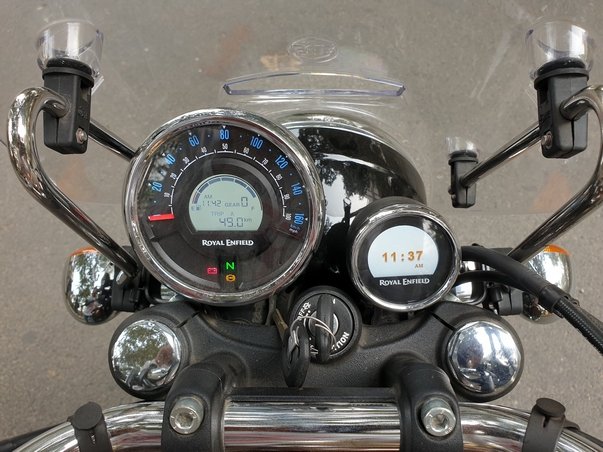 Royal Enfield Meteor First Ride Review Instrument Cluster