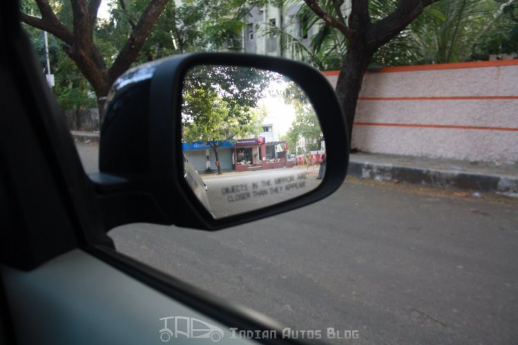 Width of the mirror can be increased, the view could be larger for better safety.