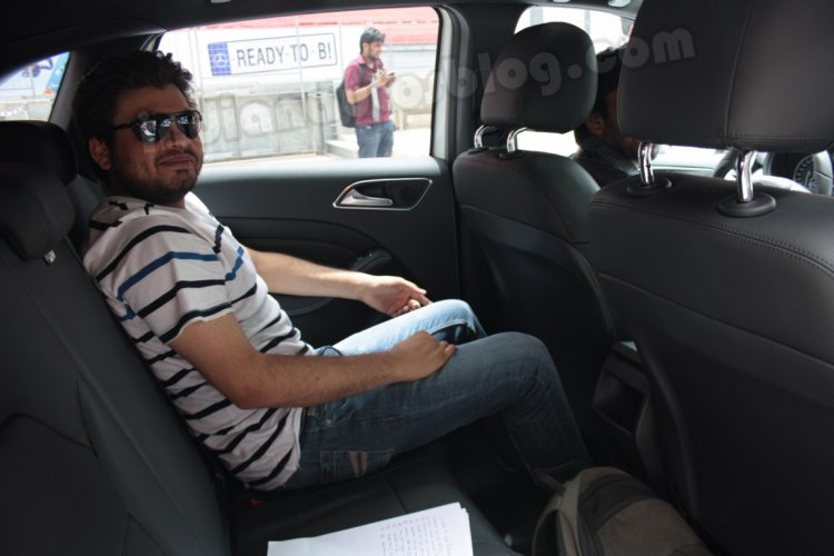 The Mercedes B Class has plenty of rear leg, shoulder and headroom for everyone