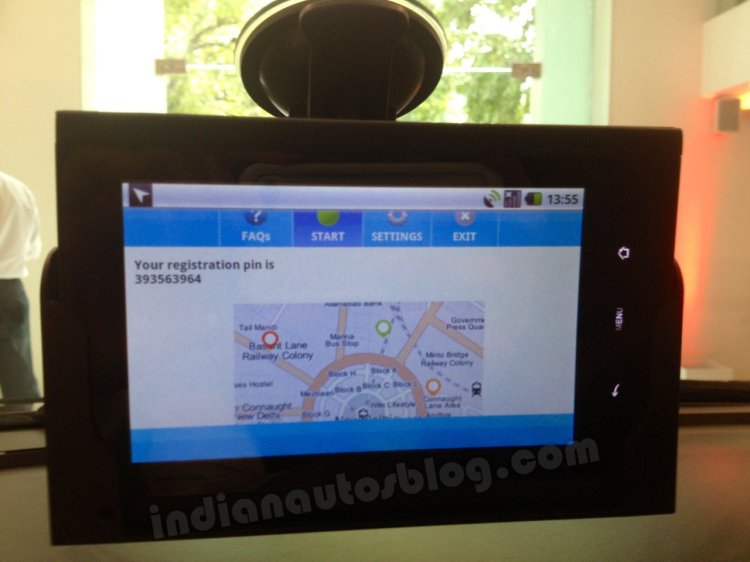 Fiat Punto Absolute Edition 3G tablet