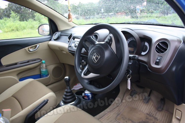 Honda Brio driver side cabin