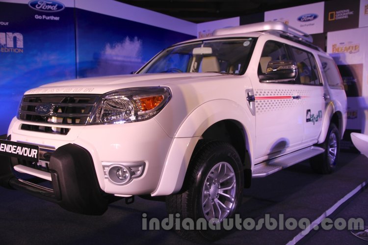 Ford Endeavour Alterrain Edition front three quarters