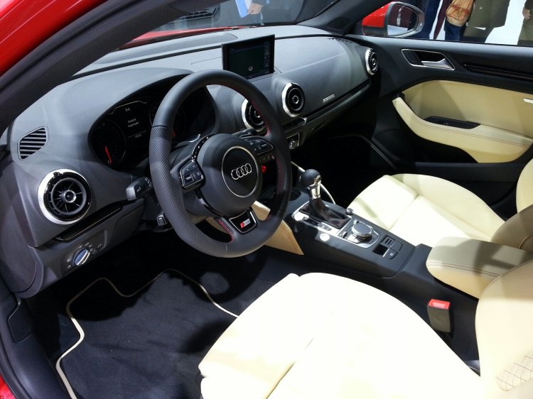 Audi A3 sedan auto shanghai 2013 side dashboard