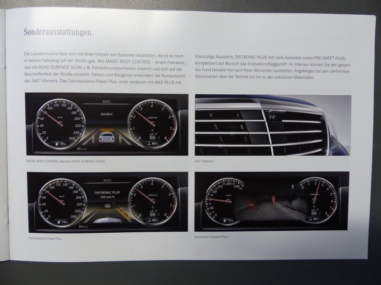 2014 Mercedes Benz S Class Brochure Page 9