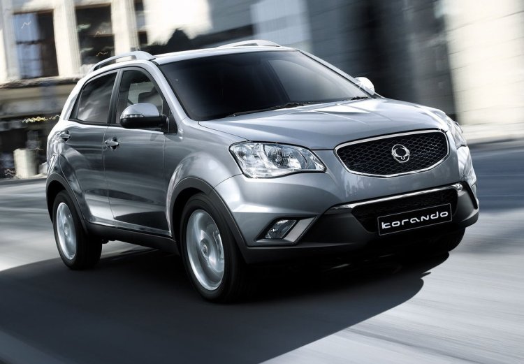 Ssangyong Korando front three quarters