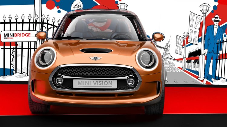 front of the MINI Vision design concept