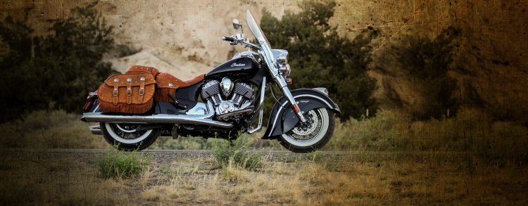 Side profile of the 2014 Indian Chief Vintage