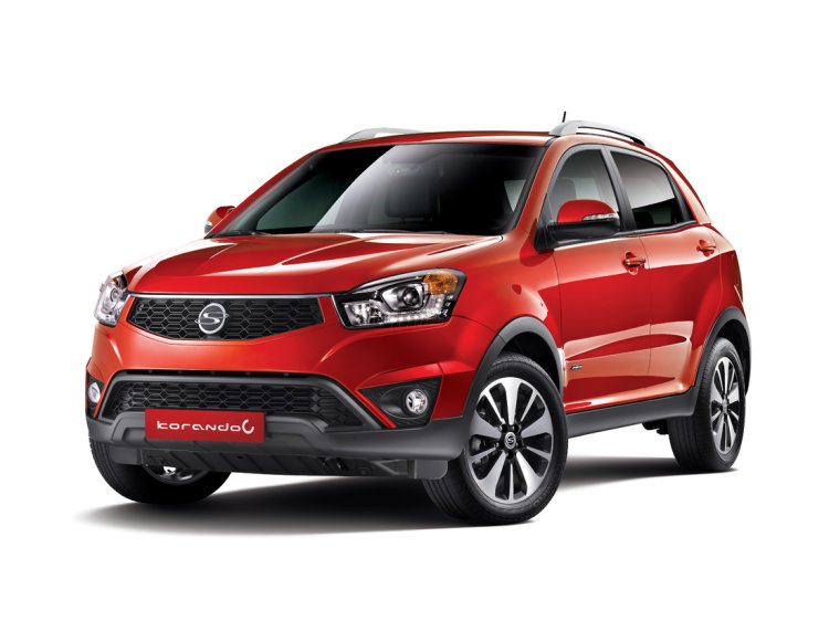 Ssangyong Korando C facelift front three quarter