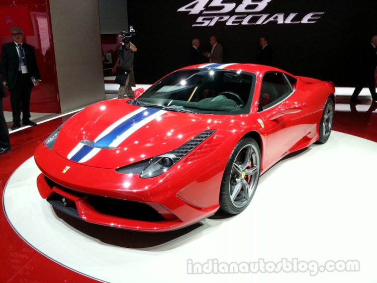 Ferrari 458 Speciale Front Profile