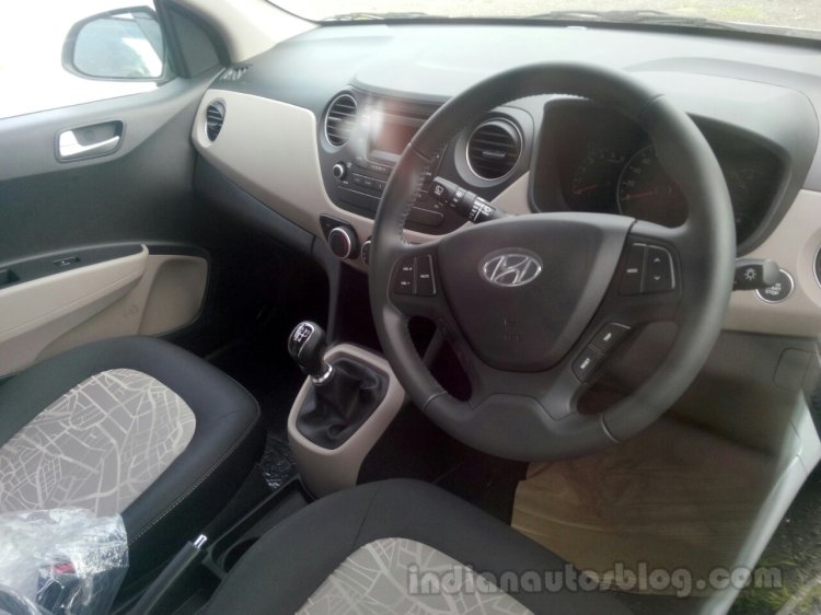 Hyundai Grand i10 demo car dashboard