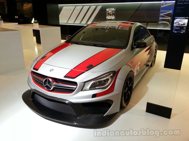 CLA 45 AMG Racing Series front quarter