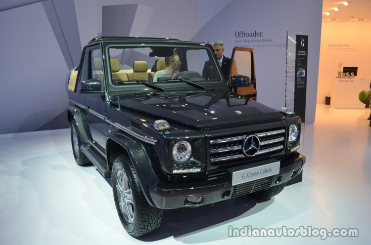 Mercedes G-Class Cabriolet Final Edition 200 front fascia
