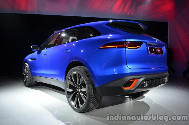 Rear fender of the Jaguar C-X17 Concept