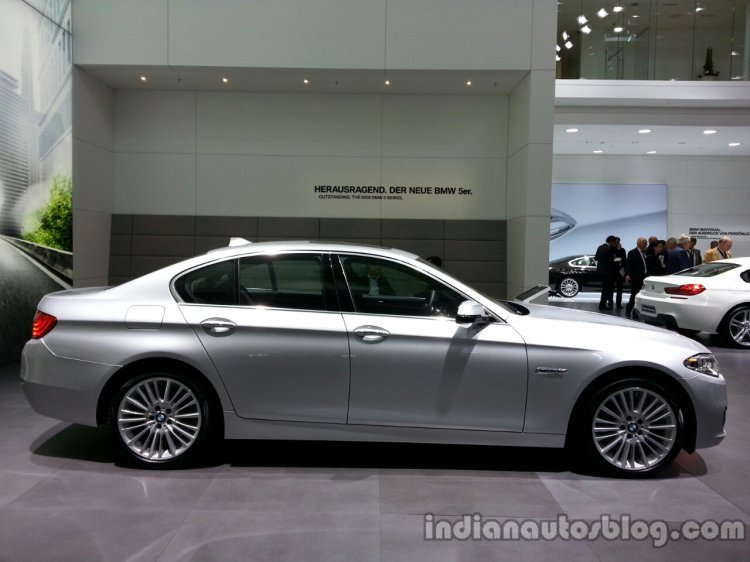 Right side of the 2014 BMW 5 Series LCI