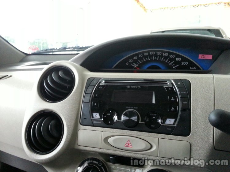 Toyota Etios Xclusive dashboard