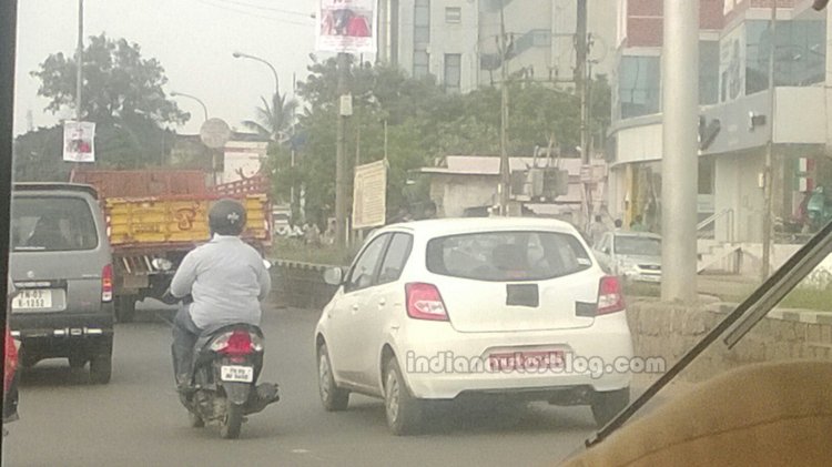 Datsun Go spied Chennai
