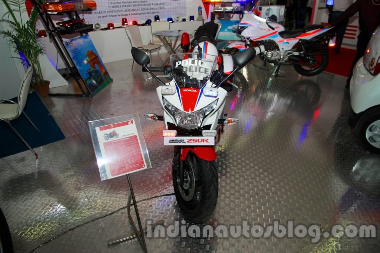 Honda CBR 250R Police Model front view