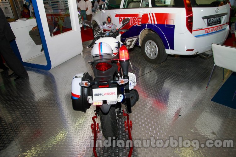 Honda CBR 250R Police Model rear view