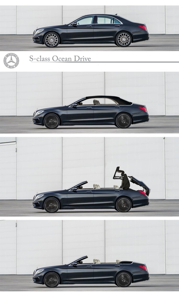 Mercedes S Class Convertible side