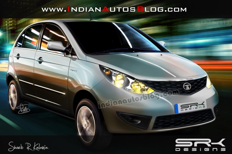 Tata Vista 2014 front rendering