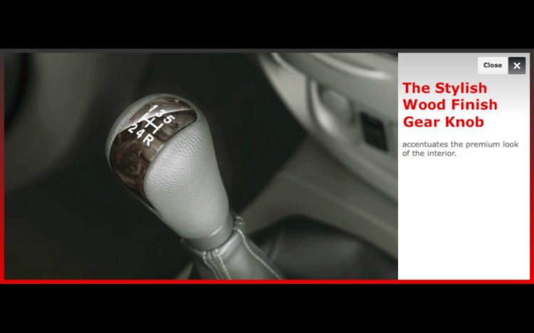 Toyota Innova facelift wood finish gear knob