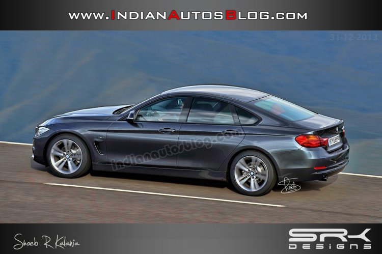 BMW 4 Series Gran Coupe IAB Render rear