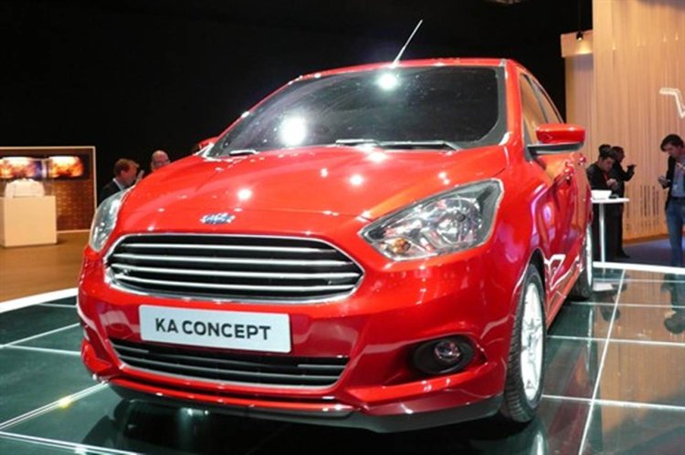 Ford Ka Concept front three quarters Spain unveiling