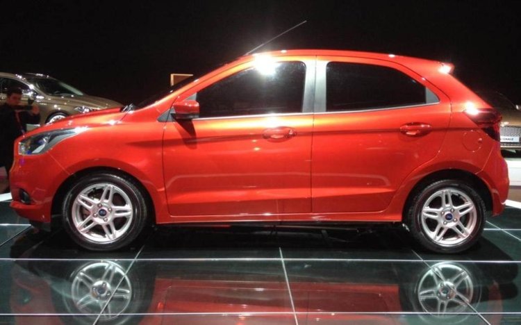 Ford Ka Concept side Spain unveiling