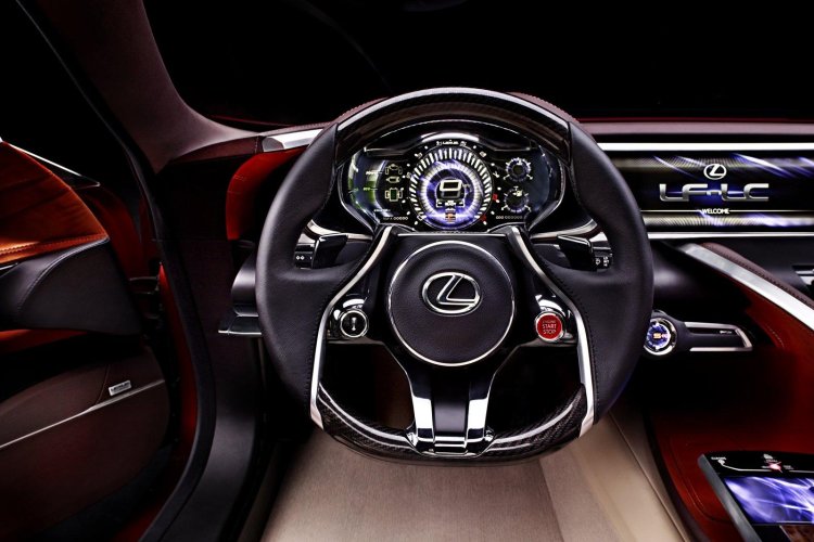 Lexus LF-LC Concept dashboard