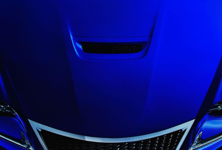 Lexus RC-F teaser image hood