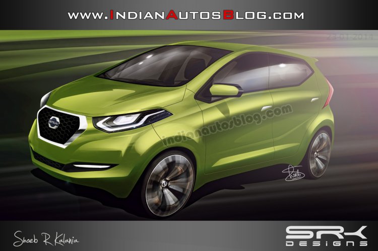 Datsun I2 concept sketch retouched